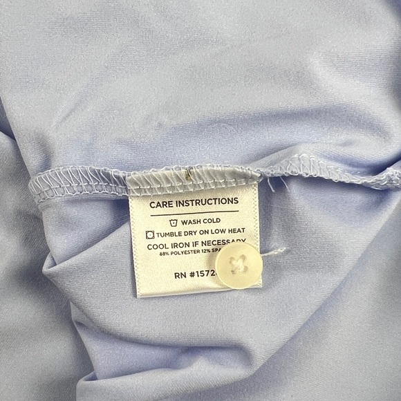 Mizzen+Main Versa SS Polo Sky Solid New with Tags - Picture 6 of 8